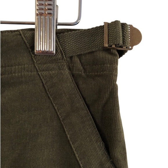 Sanctuary Corduroy Cargo Pants Green NWT - Picture 9 of 15